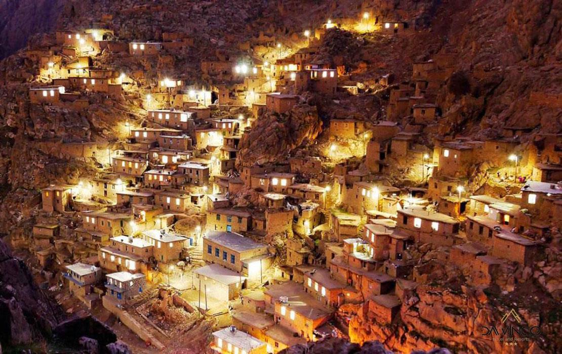 روستای زیبای پالنگان - جاذبه های کردستان - هتل داوینکو